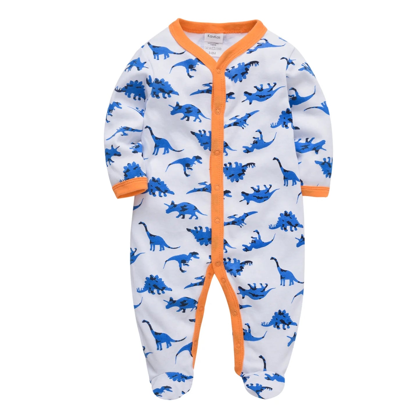 Pyjama Bébé “Rêve de Coton” – Lot de 3 Pyjamas 100% Coton Intelligent