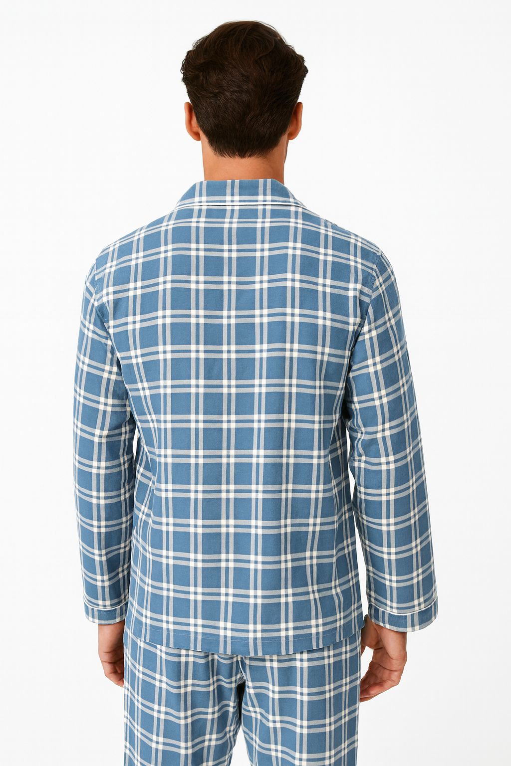 Pyjama Homme “Gaze de Coton” – Ensemble Léger & Respirant en Coton Mousseline