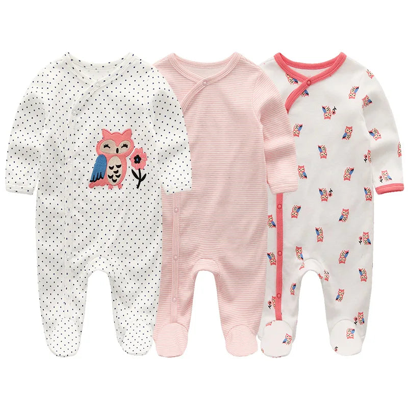 Pyjama Bébé “Pack Essentiel” – Lot de Pyjamas en Coton Doux