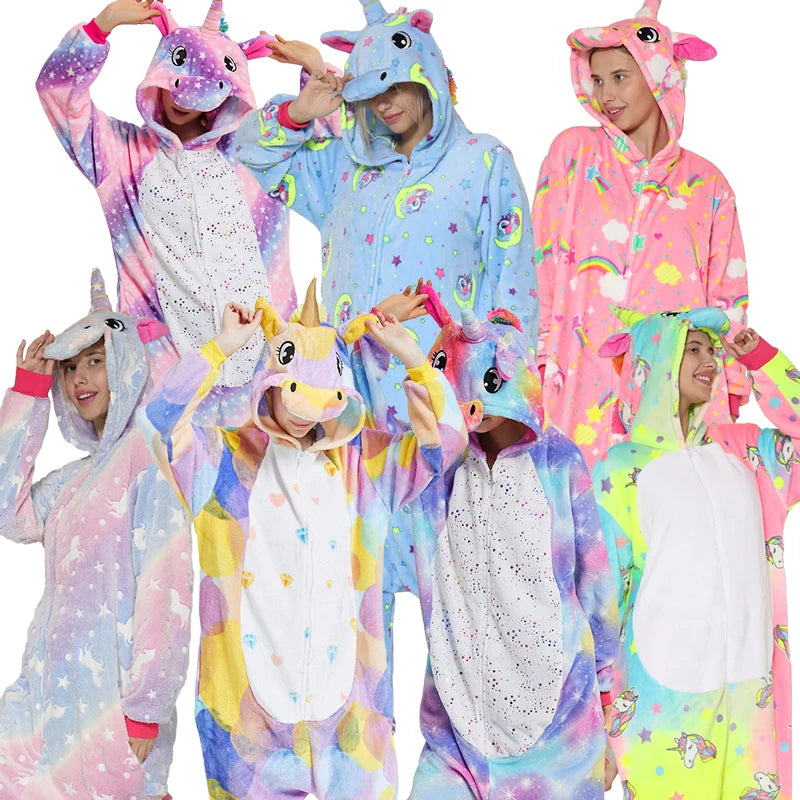 Pyjama pilou pilou Femme "Kigurumi Animal" – Douceur Fantaisie Hiver