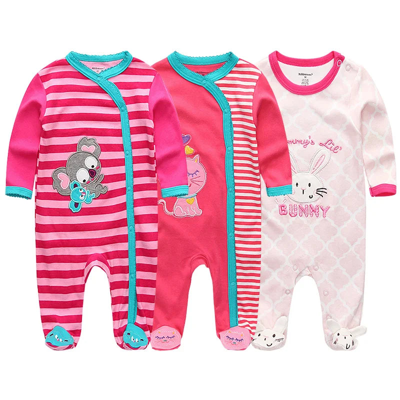 Pyjama Bébé “Pack Essentiel” – Lot de Pyjamas en Coton Doux