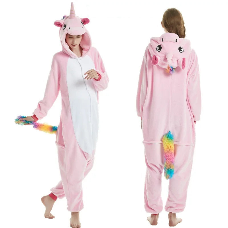 Pyjama pilou pilou Femme "Kigurumi Animal" – Douceur Fantaisie Hiver