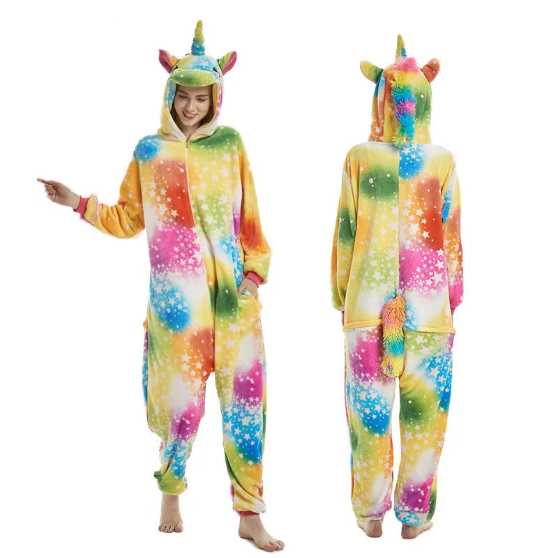 Pyjama pilou pilou Femme "Kigurumi Animal" – Douceur Fantaisie Hiver