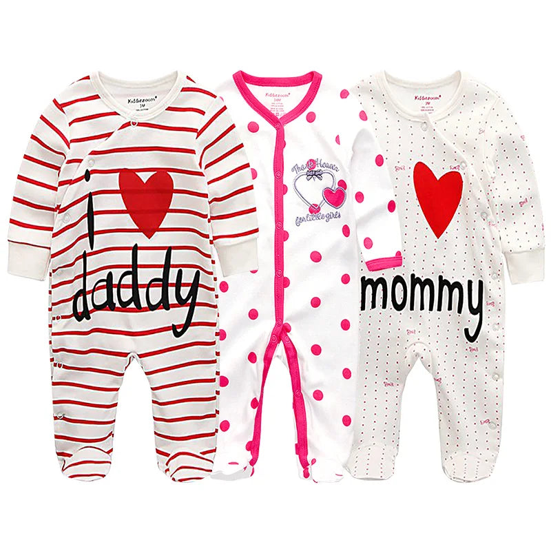 Pyjama Bébé “Pack Essentiel” – Lot de Pyjamas en Coton Doux
