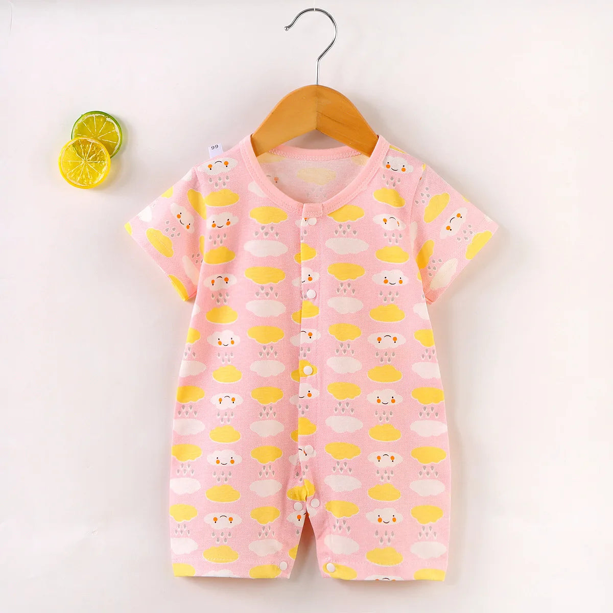 Pyjama Bébé “Brise d’Éveil” – Robe en Coton Été, Légère et Confortable