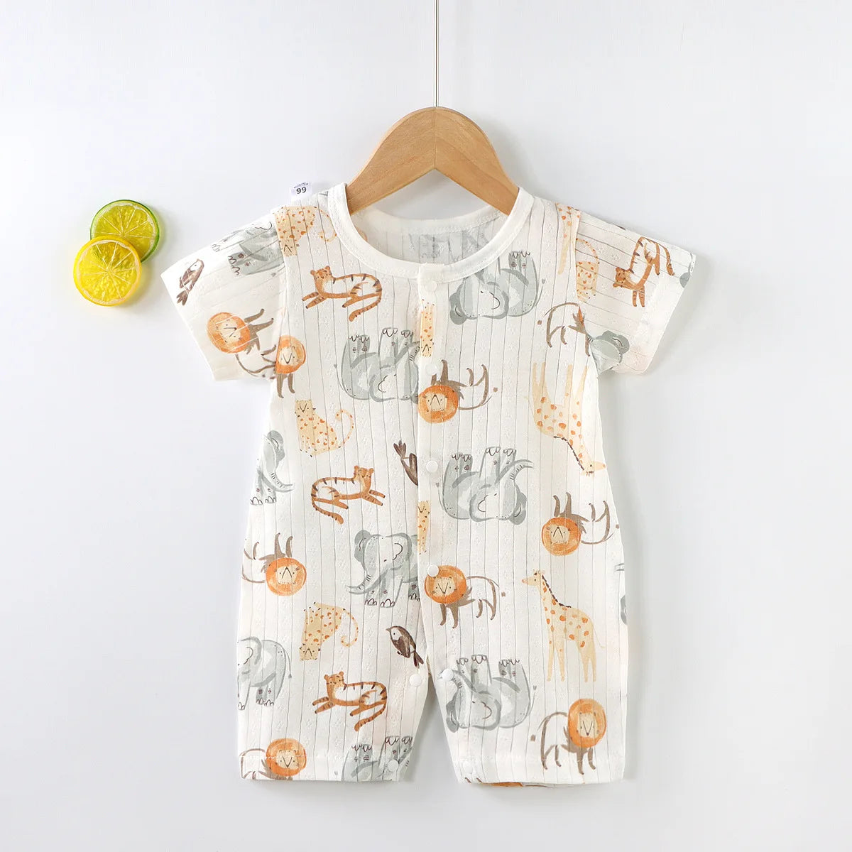 Pyjama Bébé “Brise d’Éveil” – Robe en Coton Été, Légère et Confortable