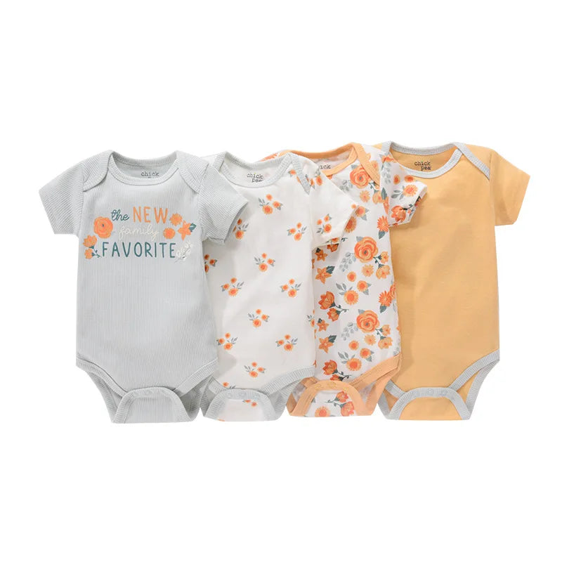 Pyjama Bébé “Pack Brisé” – Lot de 3 ou 4 Pyjamas en Coton Doux