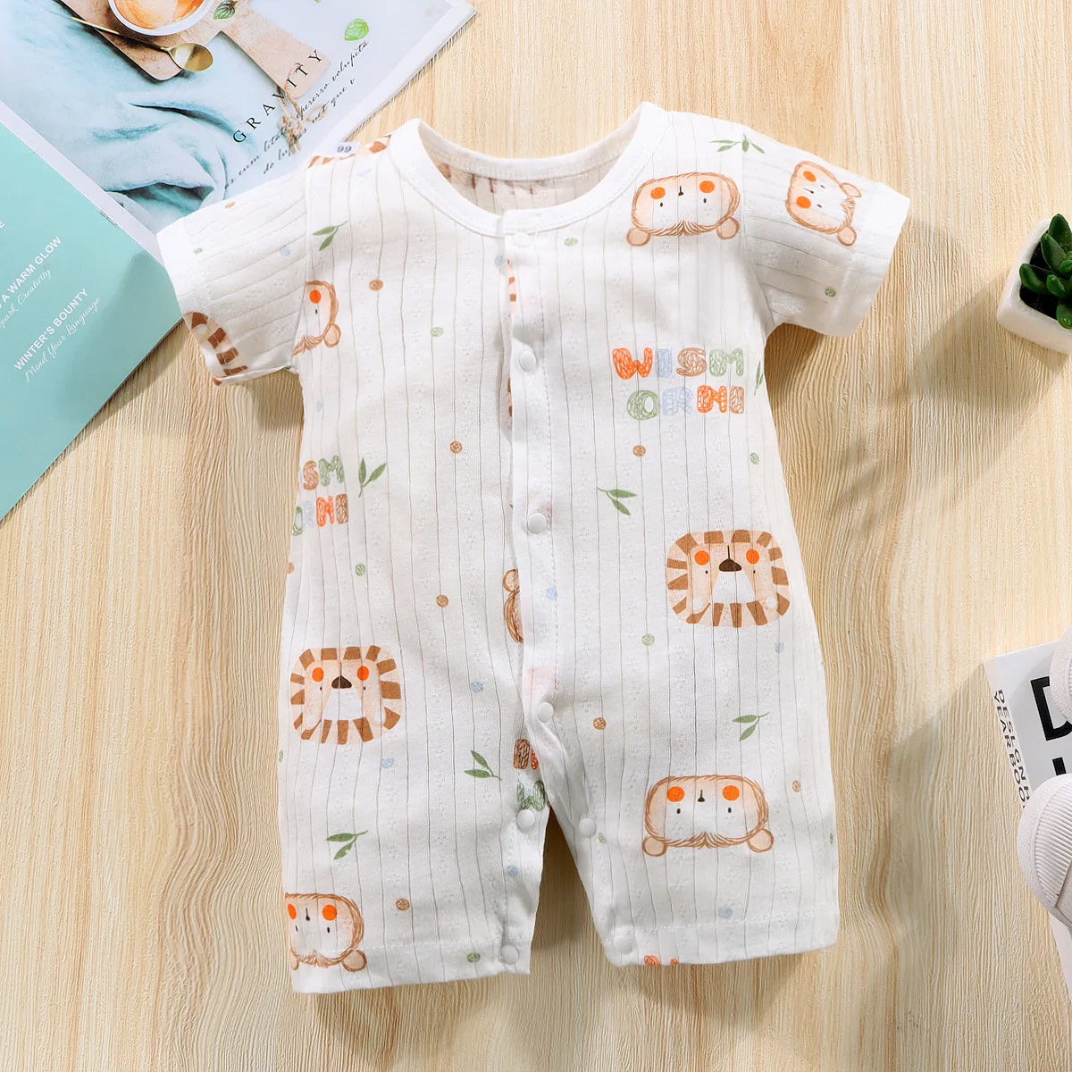 Pyjama Bébé “Brise d’Éveil” – Robe en Coton Été, Légère et Confortable