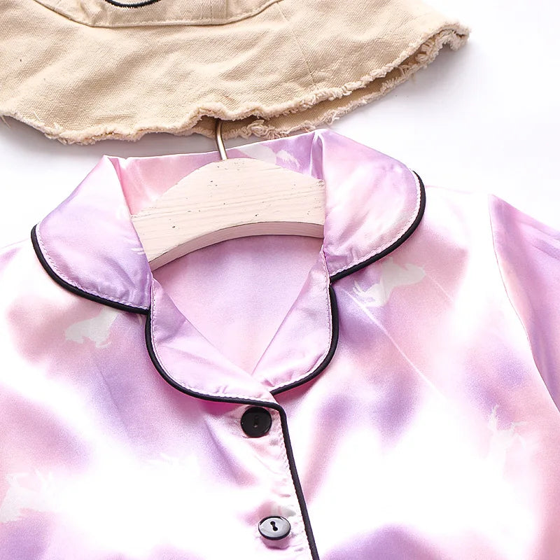 Pyjama Bébé « Satin des Petits Rêves » – Été Mixte