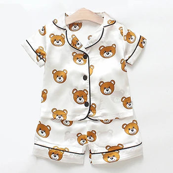 Pyjama Bébé « Satin des Petits Rêves » – Été Mixte