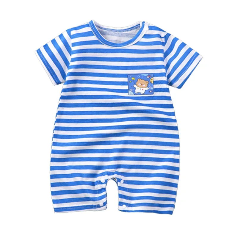 Pyjama Bébé Été “Clé du Ciel” – Barboteuse en Coton Doux 0-18 Mois