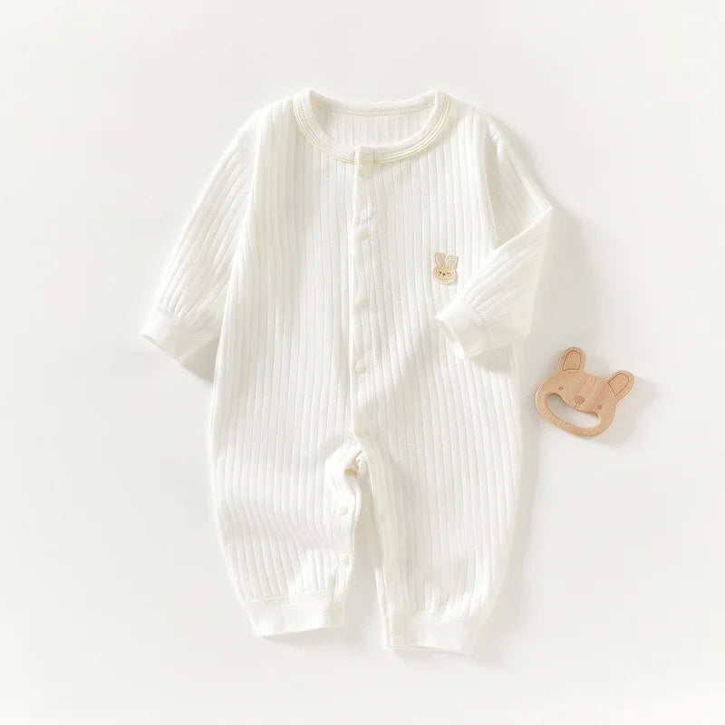 Pyjama Bébé Léger Coton "Little Nevia" – Grenouillère Été Respirante 0-24 Mois