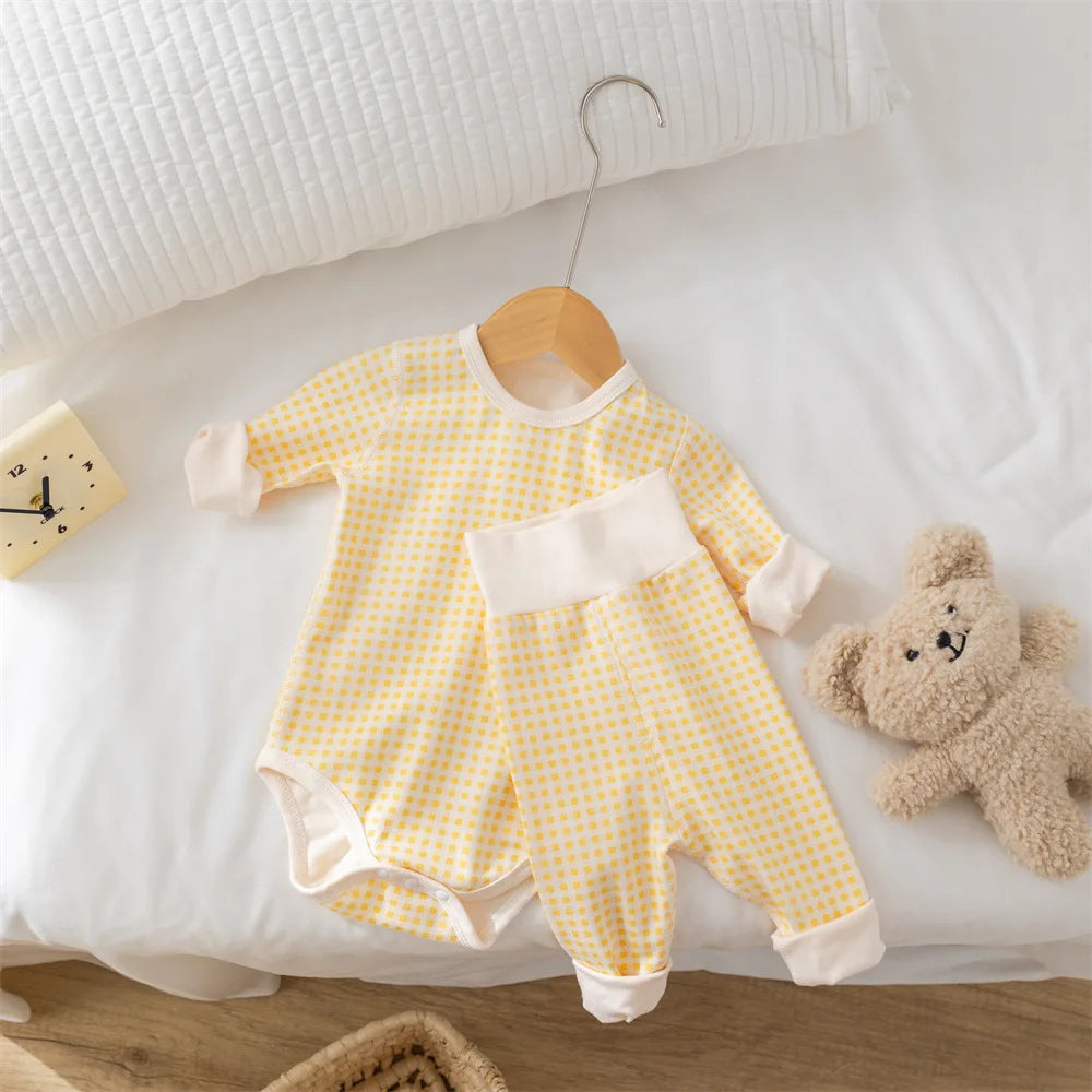 Pyjama Bébé en Coton Peigné – Grenouillère Unisexe Automne Hiver 0-24 mois