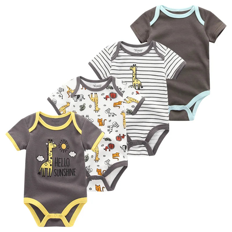 Pyjama Bébé “Pack Brisé” – Lot de 3 ou 4 Pyjamas en Coton Doux
