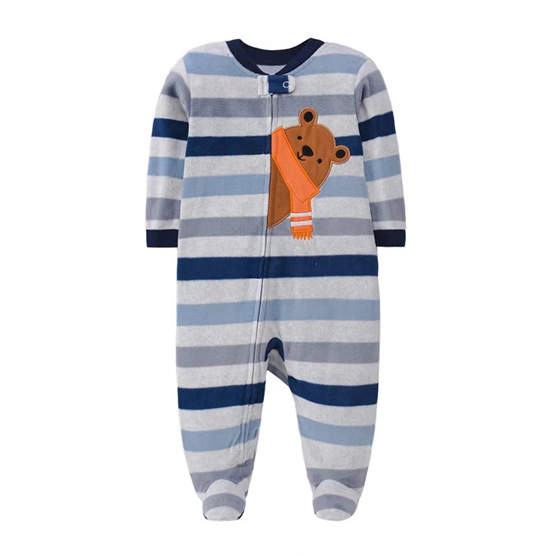 Pyjama Bébé “Forêt Douce” – Combinaison Coton Doux, Respirante et Confort Nuit & Jour