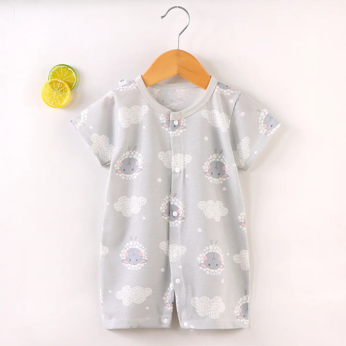 Pyjama Bébé “Brise d’Éveil” – Robe en Coton Été, Légère et Confortable
