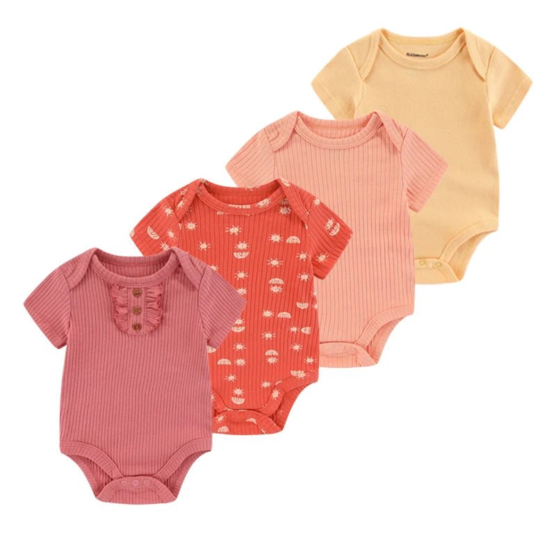 Pyjama Bébé “Pack Brisé” – Lot de 3 ou 4 Pyjamas en Coton Doux