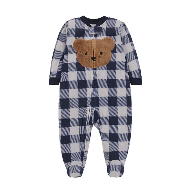Pyjama Bébé “Forêt Douce” – Combinaison Coton Doux, Respirante et Confort Nuit & Jour