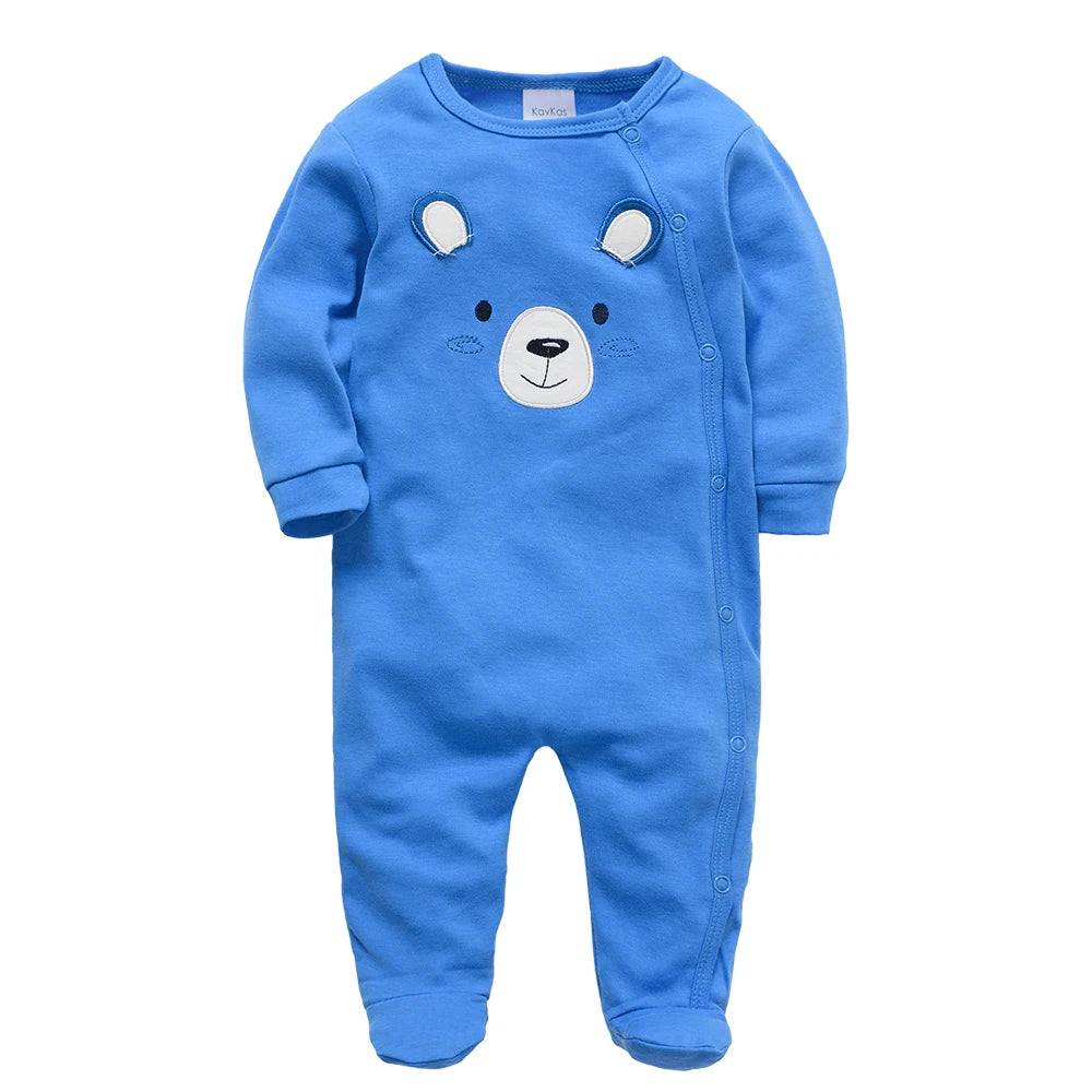 Pyjama Bébé “Rêve de Coton” – Lot de 3 Pyjamas 100% Coton Intelligent