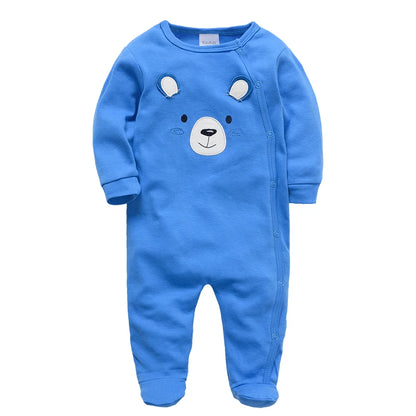 Pyjama Bébé “Rêve de Coton” – Lot de 3 Pyjamas 100% Coton Intelligent