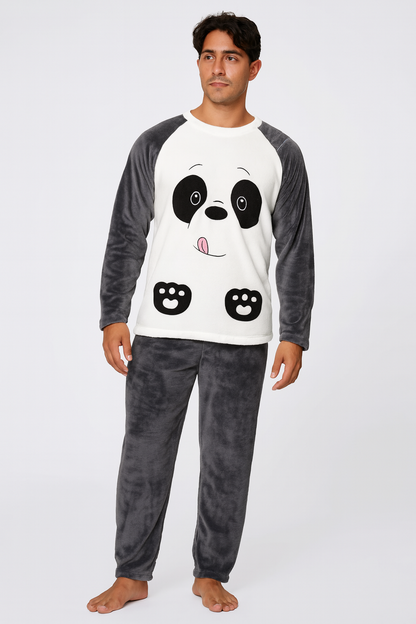 Pyjama Homme “L’Essentiel du Soir” – Ensemble Chaud en Flanelle Douce & Respirante
