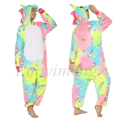 Pyjama pilou pilou Femme "Kigurumi Animal" – Douceur Fantaisie Hiver