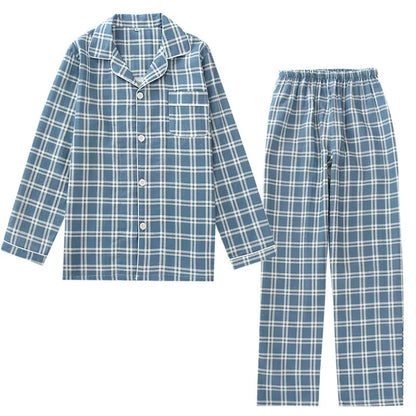 Pyjama Homme “Gaze de Coton” – Ensemble Léger & Respirant en Coton Mousseline