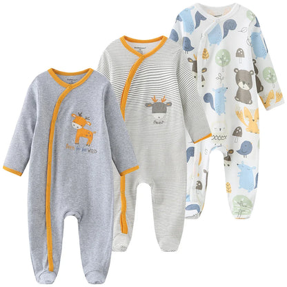 Pyjama Bébé “Pack Essentiel” – Lot de Pyjamas en Coton Doux