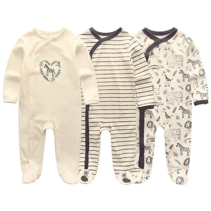 Pyjama Bébé “Pack Essentiel” – Lot de Pyjamas en Coton Doux