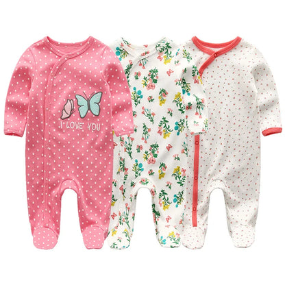 Pyjama Bébé “Pack Essentiel” – Lot de Pyjamas en Coton Doux