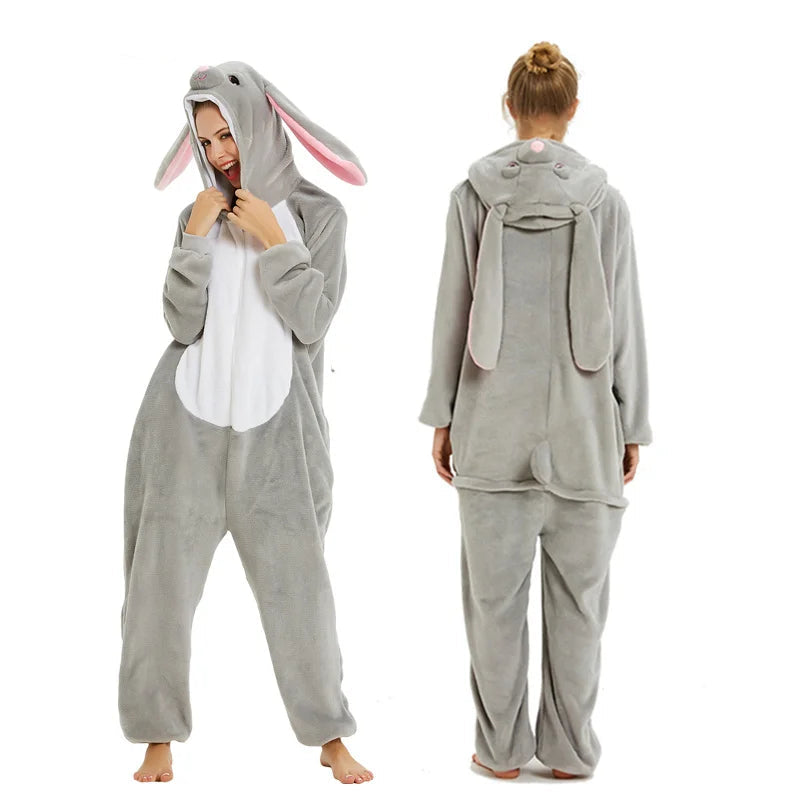 Pyjama pilou pilou Femme "Kigurumi Animal" – Douceur Fantaisie Hiver