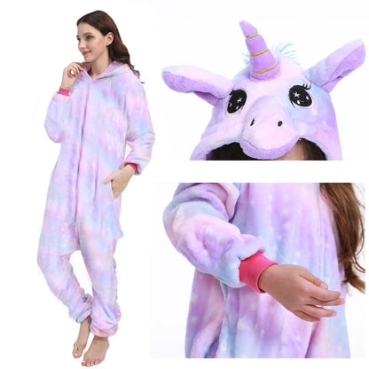 Pyjama pilou pilou Femme "Kigurumi Animal" – Douceur Fantaisie Hiver