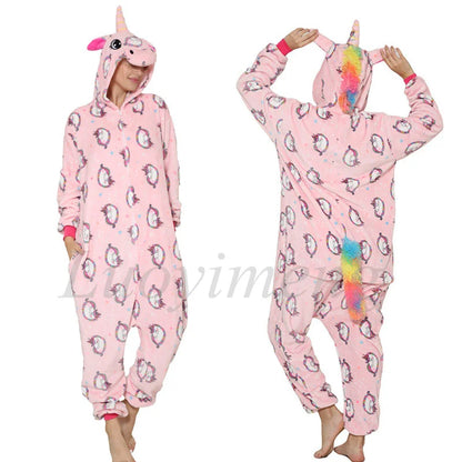 Pyjama pilou pilou Femme "Kigurumi Animal" – Douceur Fantaisie Hiver