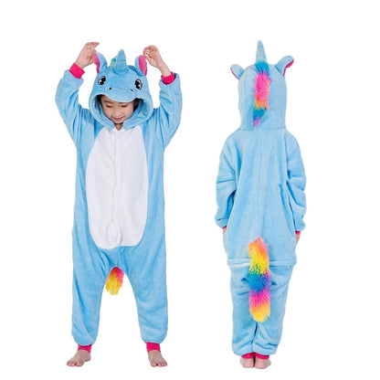 Kigurumi Enfant Hiver – Pilou Pilou Polaire, Licorne, Loup & Animaux