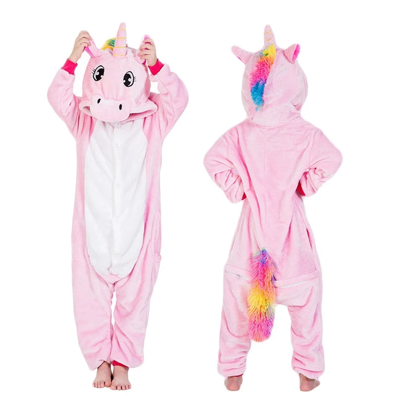Kigurumi Enfant Hiver – Pilou Pilou Polaire, Licorne, Loup & Animaux