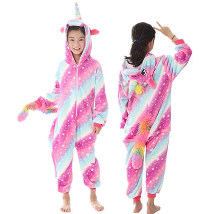 Kigurumi Enfant Hiver – Pilou Pilou Polaire, Licorne, Loup & Animaux