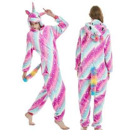 Pyjama pilou pilou Femme "Kigurumi Animal" – Douceur Fantaisie Hiver