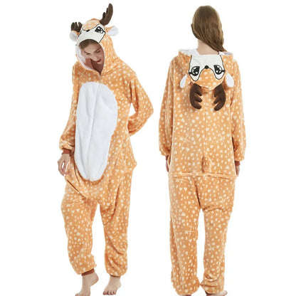 Pyjama pilou pilou Femme "Kigurumi Animal" – Douceur Fantaisie Hiver