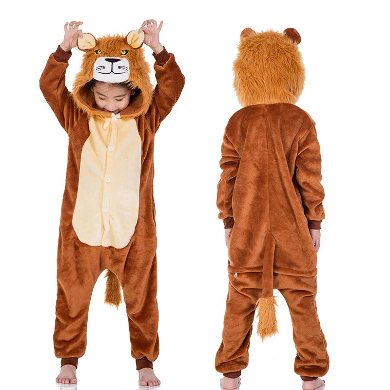 Kigurumi Enfant Hiver – Pilou Pilou Polaire, Licorne, Loup & Animaux