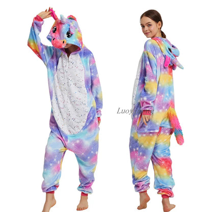 Pyjama pilou pilou Femme "Kigurumi Animal" – Douceur Fantaisie Hiver