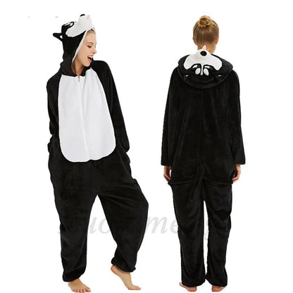 Pyjama pilou pilou Femme "Kigurumi Animal" – Douceur Fantaisie Hiver