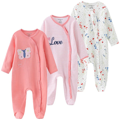 Pyjama Bébé “Pack Essentiel” – Lot de Pyjamas en Coton Doux