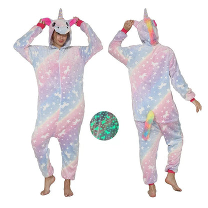 Pyjama pilou pilou Femme "Kigurumi Animal" – Douceur Fantaisie Hiver