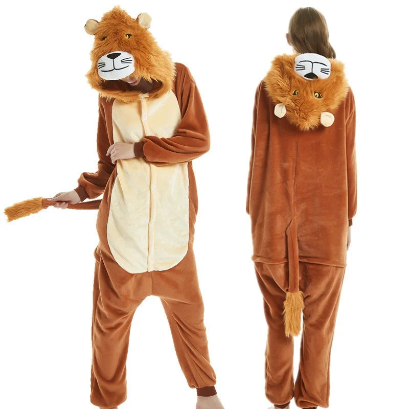 Pyjama pilou pilou Femme "Kigurumi Animal" – Douceur Fantaisie Hiver