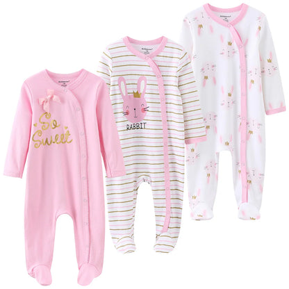 Pyjama Bébé “Pack Essentiel” – Lot de Pyjamas en Coton Doux
