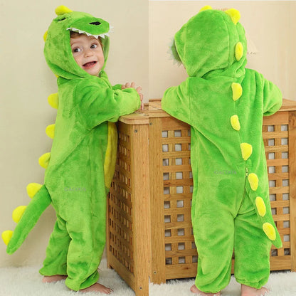 Pyjama pilou pilou Polaire Enfant Hiver – Licorne, Loup, Dino & Animaux, Combinaison Chaude