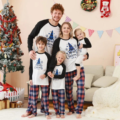 Pyjama de Noël Famille “Harmonie Festive” – Ensemble Coordonné Parents & Enfants, Confort Doux Hiver