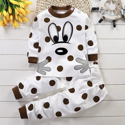 Pyjama enfant coton doux respirant – Toutes saisons – Confort nuit & jour – Motifs animaux ludiques – Pyjama bébé fille garçon – Taille 0 à 6 ans