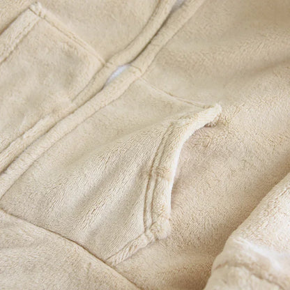 Pyjama Mixte “Refuge d’Hiver” – Ensemble en Coton Doux et Chaud