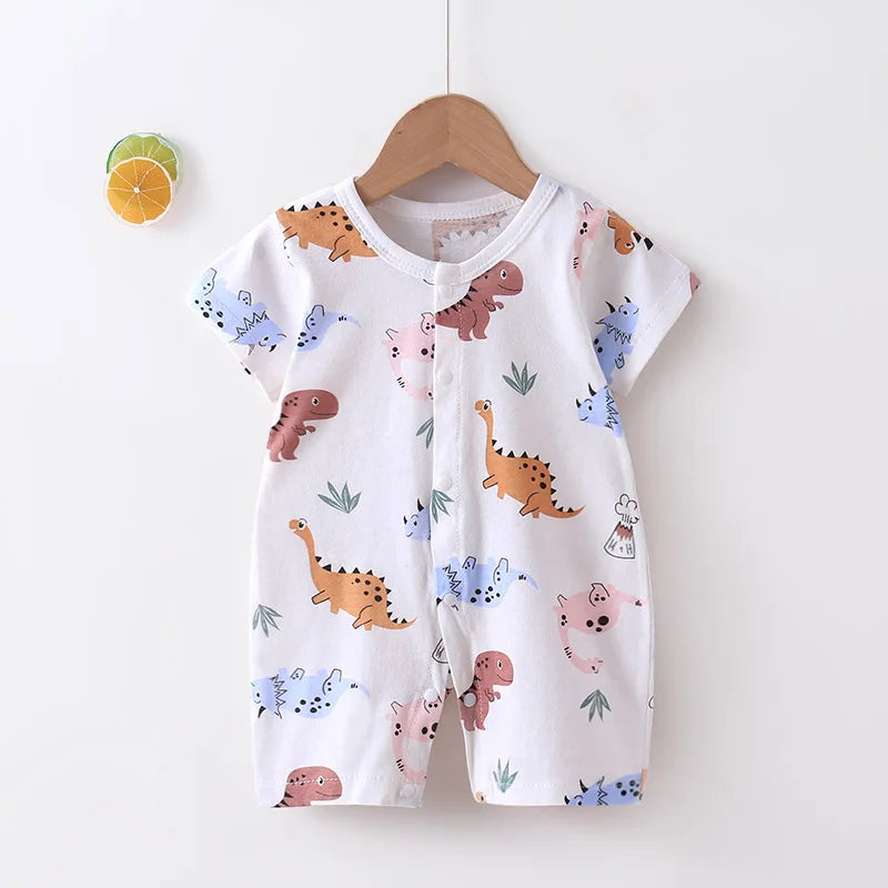Pyjama Bébé “Brise d’Éveil” – Robe en Coton Été, Légère et Confortable